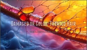 damaged or color-treated hair