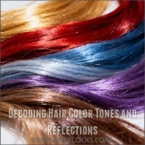 decoding hair color tones and reflections