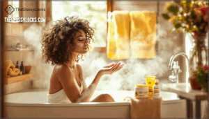 deep condition (every now and then)