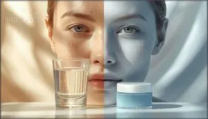 difference between dry and dehydrated skin