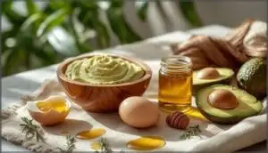 diy protein and avocado hair masks