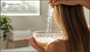 diy sea salt hair rinses