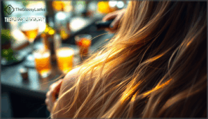 does drinking alcohol damage hair