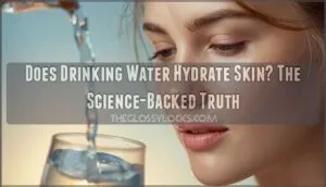 does drinking water hydrate skin