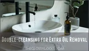 double-cleansing for extra oil removal