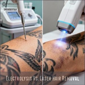 electrolysis vs. laser hair removal