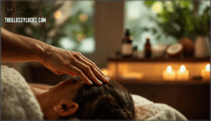 enhancing scalp massages with essential oils