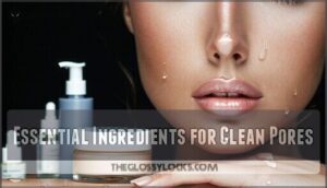 essential ingredients for clean pores