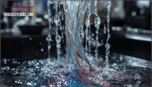 excess dye elimination