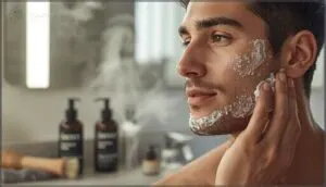 exfoliating before shaving