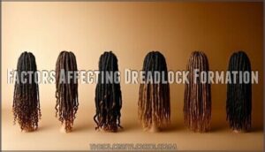 factors affecting dreadlock formation