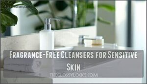 fragrance-free cleansers for sensitive skin