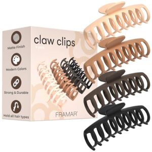 FRAMAR Extra Large Claw Clips B09JXVRF89