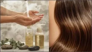 gentle hair washing and conditioning routines