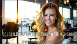 golden balayage for radiant dimension