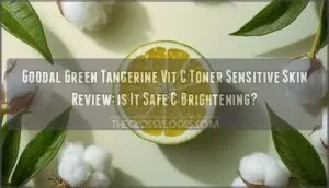 goodal green tangerine vit c toner sensitive skin review
