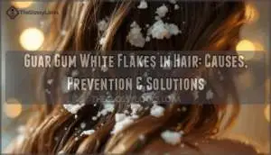 guar gum white flakes in hair guar gum white flakes in hair