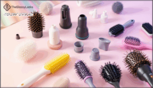 hair diffusers and detangling brushes