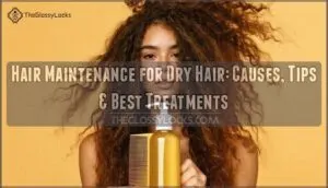 hair maintenance for dry hair