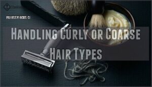handling curly or coarse hair types