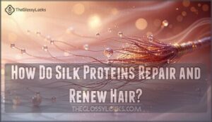 how do silk proteins repair and renew hair