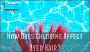 how does chlorine affect dyed hair