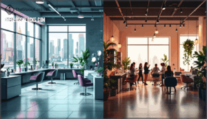 how does salon location change costs