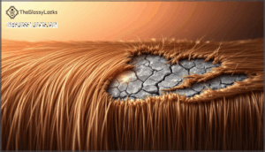 how heat damage affects hair structure