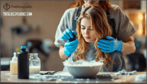 how long should you process bleach