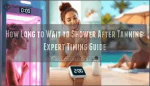how long should you wait to shower after tanning