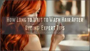 how long to wait to wash hair after dyeing