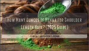 how many ounces of henna powder do i need for shoulder length hair