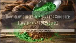 how many ounces of henna powder do i need for shoulder length hair