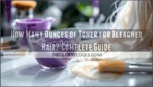 how many ounces of toner do i need for bleached hair
