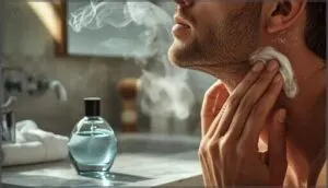 how to apply aftershave correctly