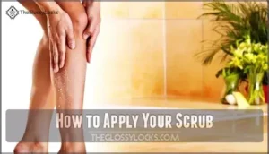 how to apply your scrub