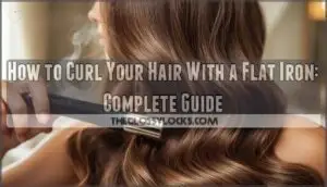 how to curl your hair with a flat iron