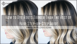 how to dye roots darker than the rest of hair
