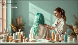 how to fade bright hair color safely