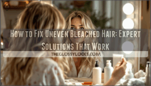 how to fix uneven bleached hair how to fix uneven bleached hair