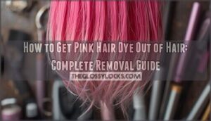 how to get pink hair dye out of hair