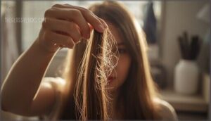 how to identify dead hair at home