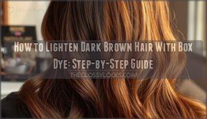 how to lighten dark brown hair with box dye