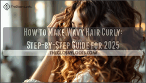 how to make wavy hair curly
