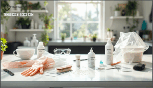 how to safely prepare for bleaching