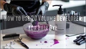 how to use 20 volume developer for hair dye