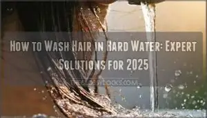 how to wash hair in hard water