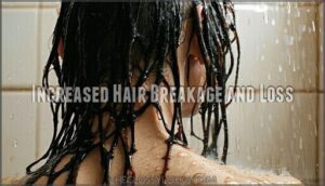 increased hair breakage and loss