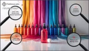 ingredients to avoid for colored hair