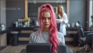 is bleach bathing necessary for stubborn pink